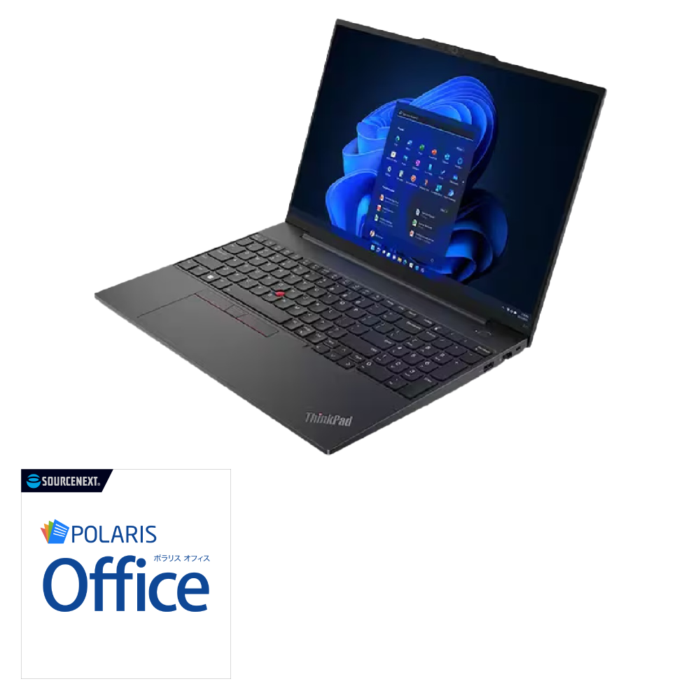 Lenovo16.0型ノートPC（ThinkPad E16 Gen 1 AMD）｜ソースネクスト