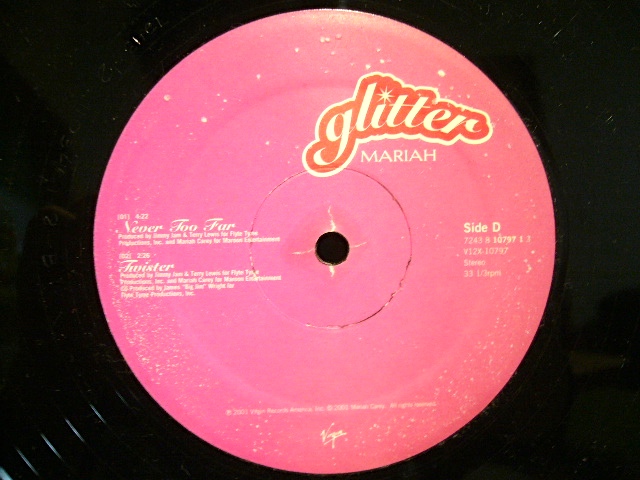 MARIAH CAREY ‎/ GLITTER (US-2LP) - SOURCE RECORDS (ソースレコード）