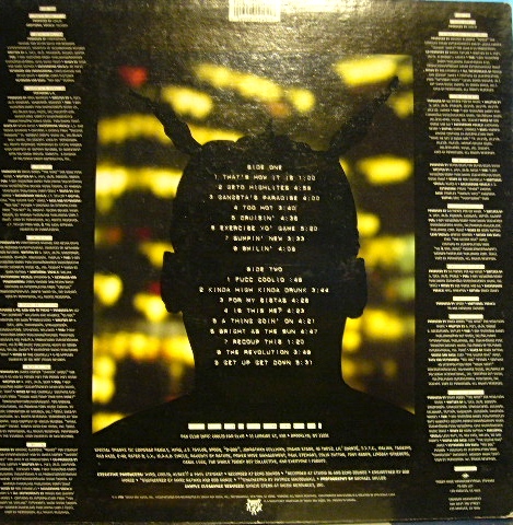 COOLIO / GANGSTA'S PARADISE (US-LP) - SOURCE RECORDS (ソースレコード）