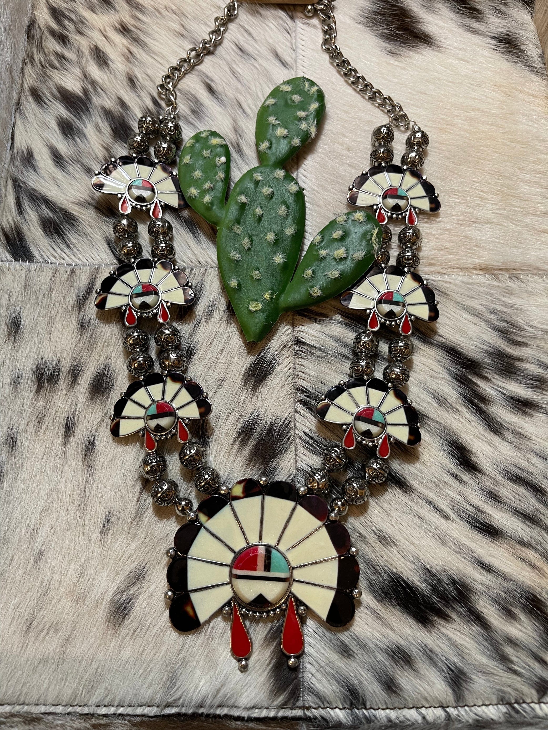 Navajo Zuni SQUASH necklace – Southwest Bedazzle