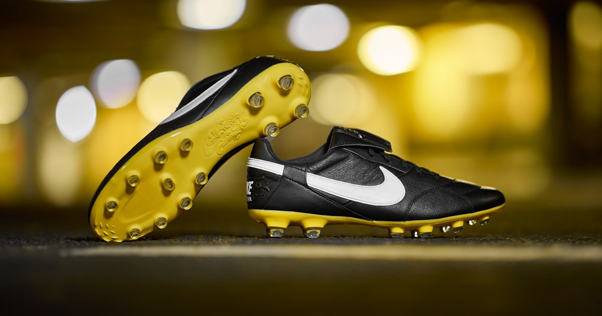 Nike Drop Retro-Inspired Premier III 'Black/White/Amarillo