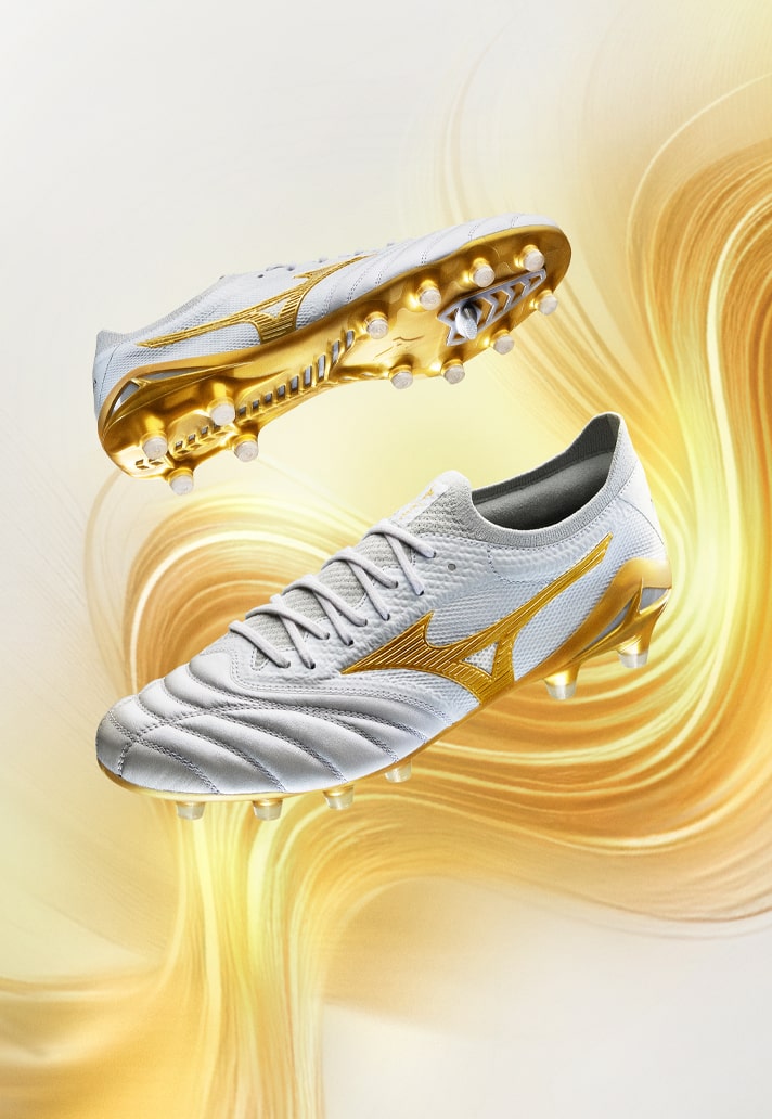 Mizuno's 'Bright Gold' Pack Elevates Heritage with a Luxe Finish