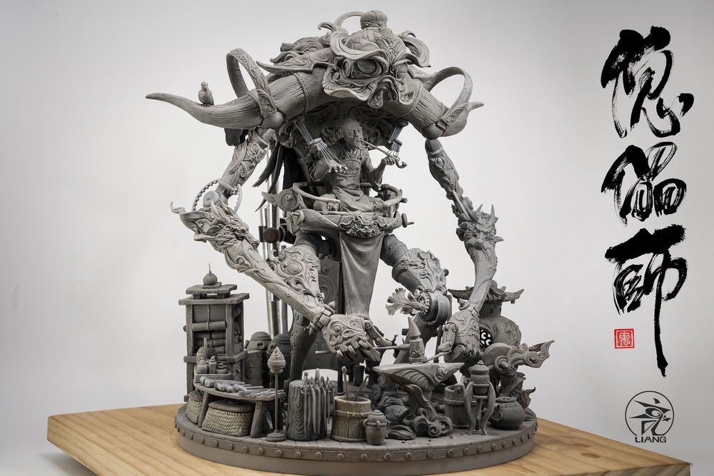 フィギュア専門店 -ソダチトイズ / 袁星亮 傀儡師 ガレージキット