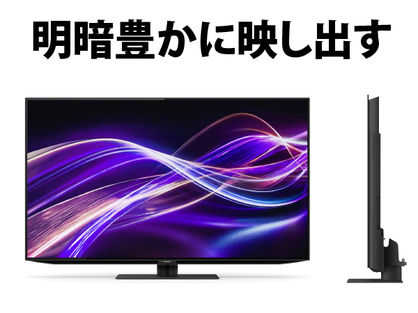 有機ELテレビ AQUOS ブラック 4T-C48GQ2 ［48V型 /Bluetooth対応 /4K