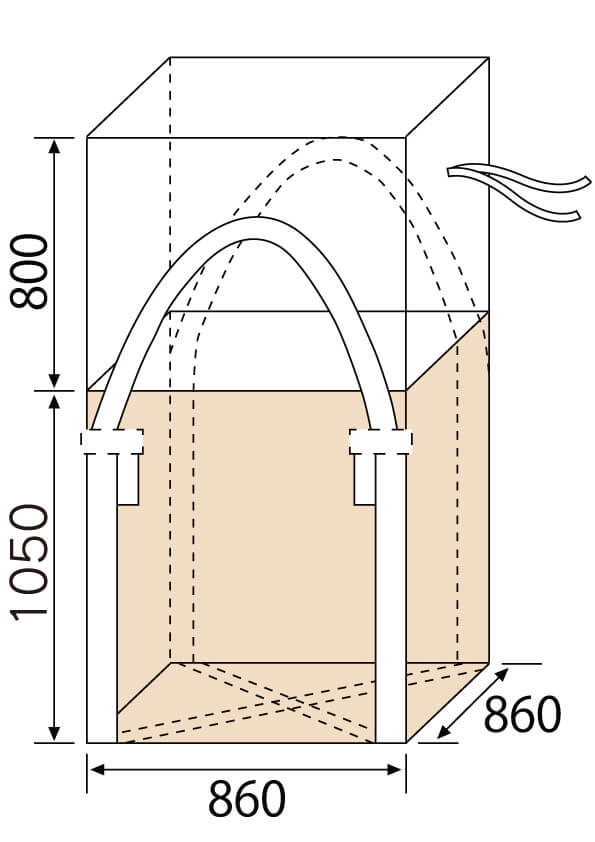 1050KS(SP)2W フレコンバッグ・トン袋通販【ふくろ屋ふくなが】