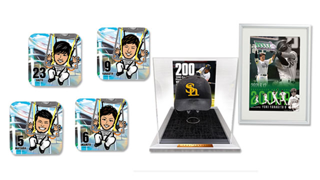 柳田選手記念グッズ&E・ZO限定若鷹ガチャ | 福岡ソフトバンクホークス