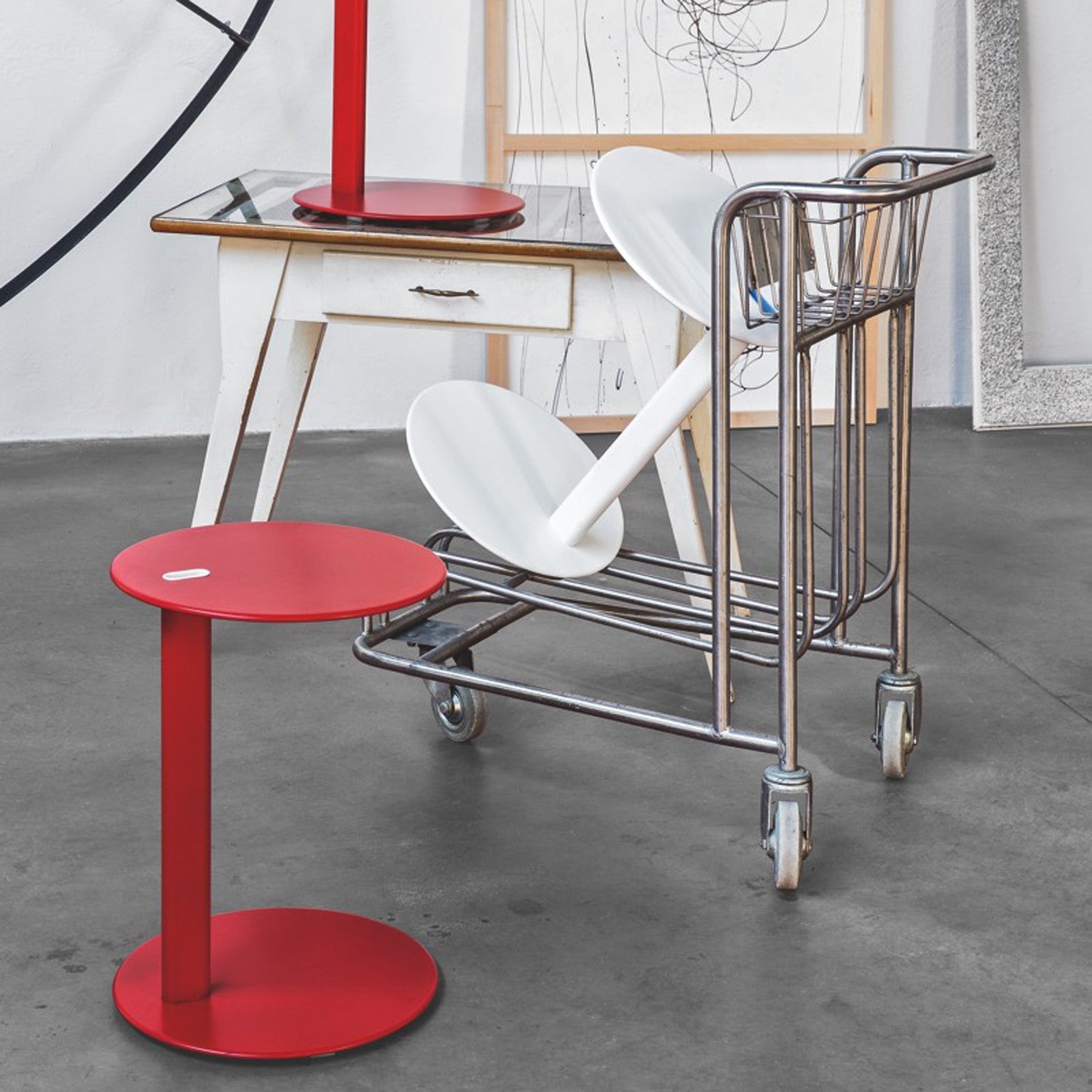 calligaris tender side table | modern bedside table – www