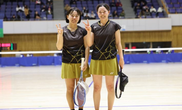 YONEX CUP国際札幌】男子は矢野颯人／内田理久（NTT西日本）が