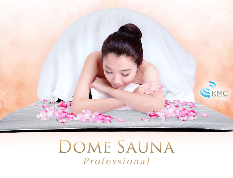 新品・限定】遠赤外線ドームサウナ 岩盤ベッドと組み合わせて本格的な