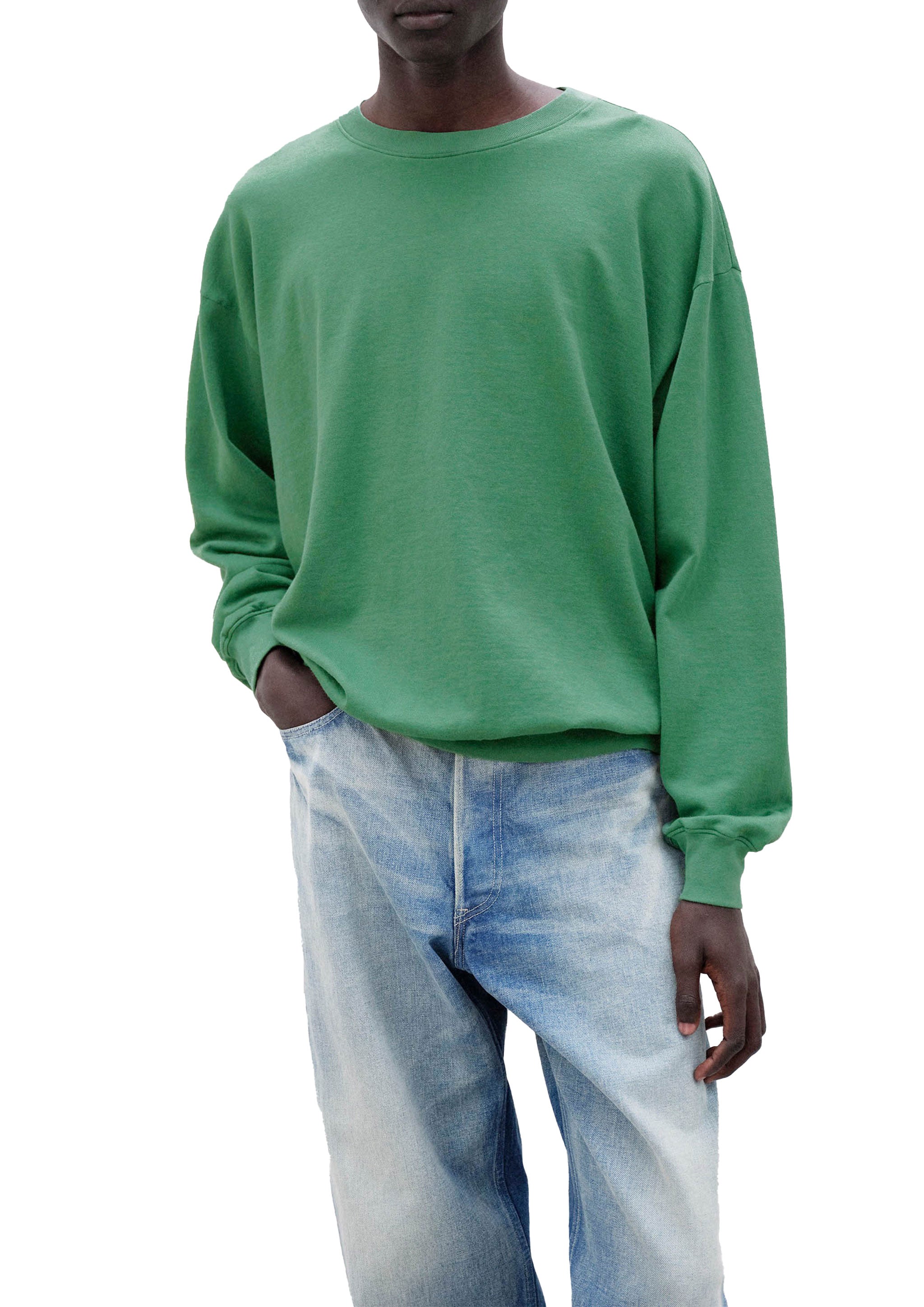 AURALEE - SUPER HIGH GAUGE SWEAT P/O GREEN – SOLAR MTP
