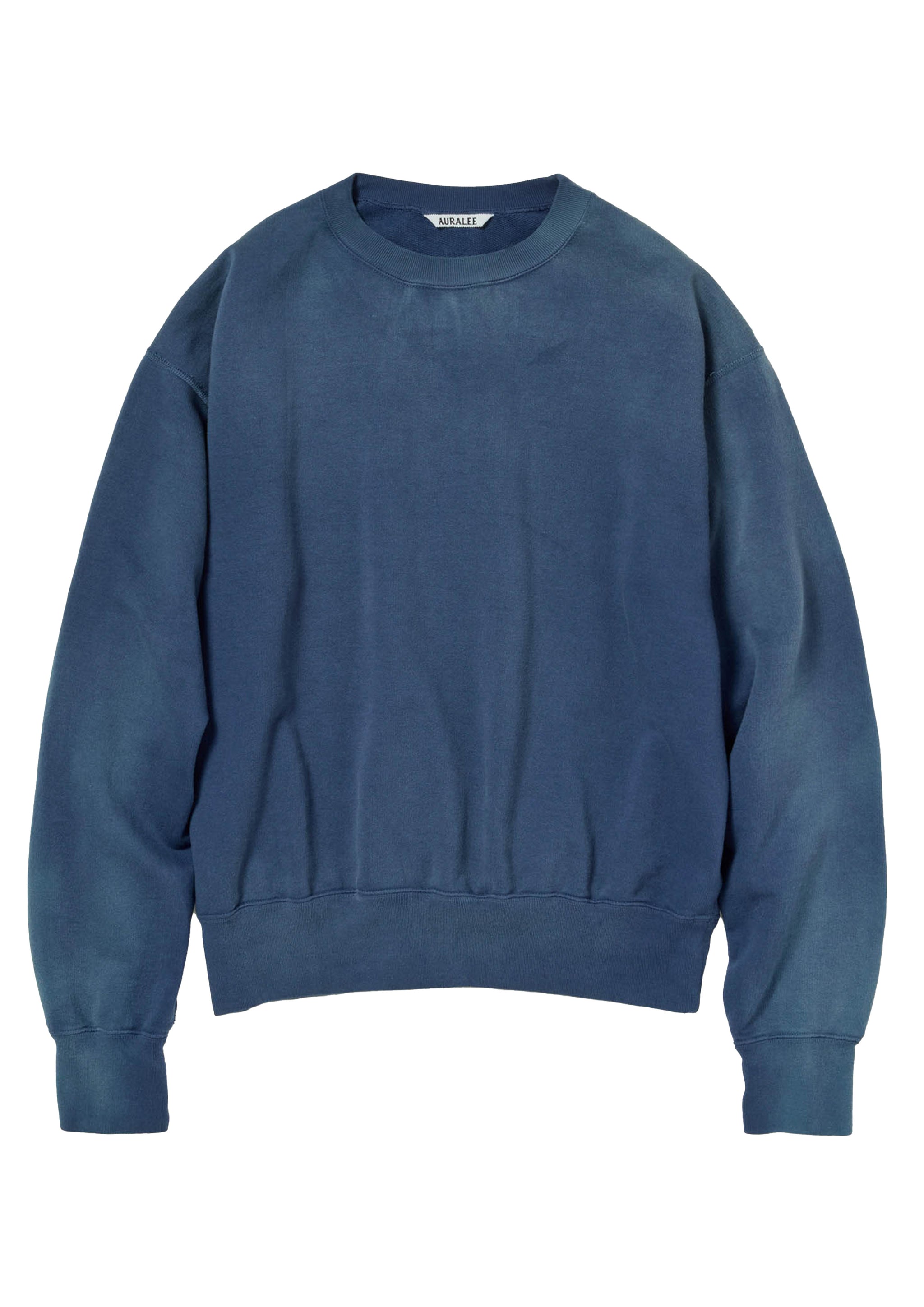 AURALEE - PRODUCT DYED PIMA LIGHT SWEAT P/O LIGHT NAVY – SOLAR MTP
