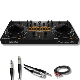 Pioneer DDJ-REV1 DJ Controller Bundle with Essential Cables for