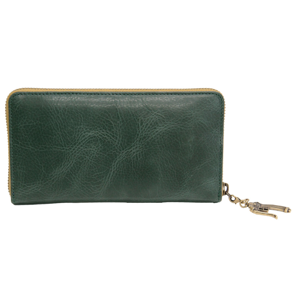 進撃の巨人 The Final Season レザーラウンドウォレット グリーン 特典