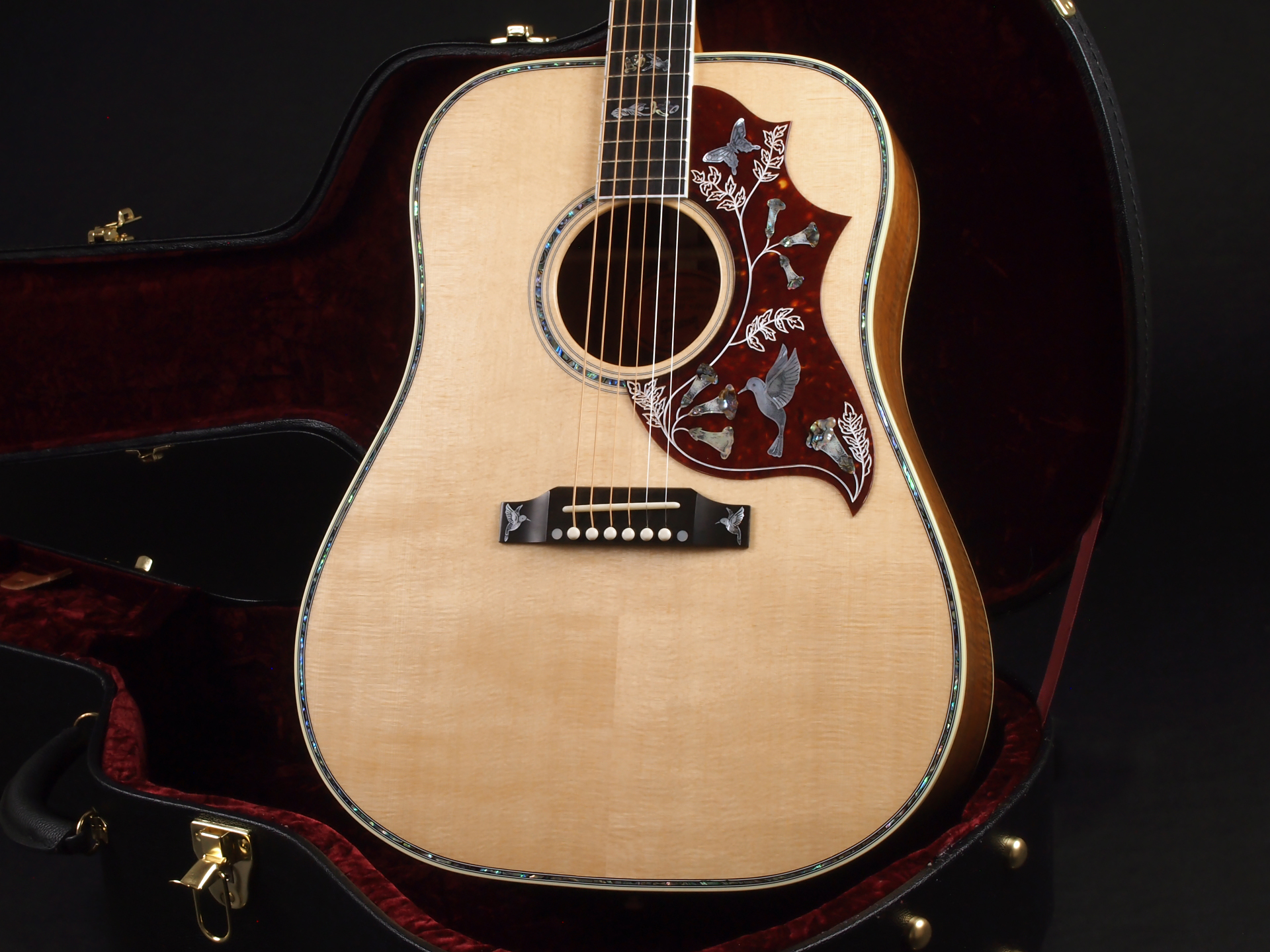 ひばり 極上美品ハミングバードK Garageエレアコ 音出し良好 ひばり