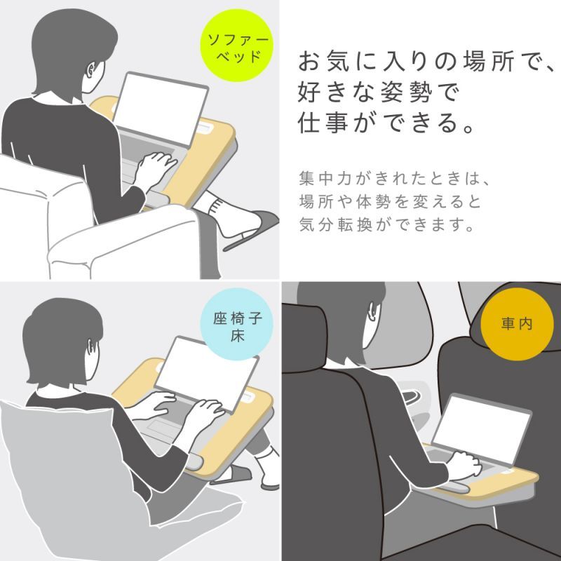 広々ひざ上デスク｜ソニックオンラインショップ｜ソニップ〈sonip〉