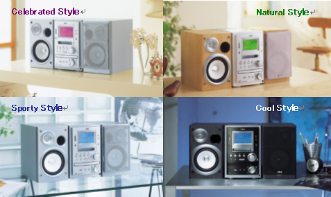 News and Information 高能率スピーカー搭載により高音質を実現 洗練