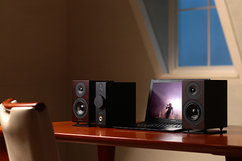 価格.comスタッフがソニーのワイヤレスコンポ「CAS-1」をリビング