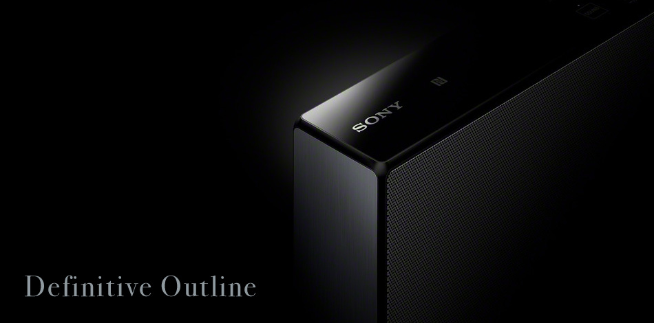 SRS-X55 特長 : デザイン | アクティブスピーカー／ネックスピーカー