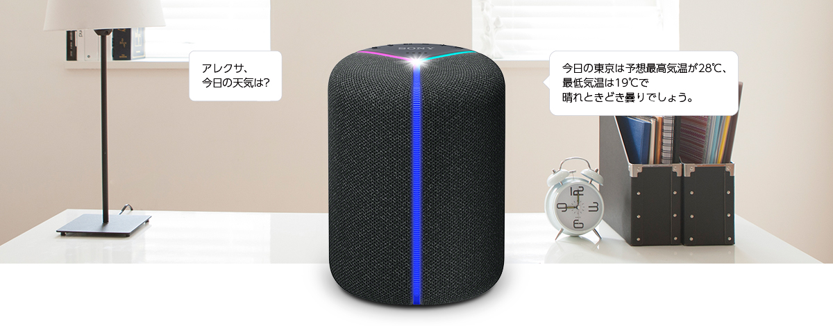 SRS-XB402M 特長 : Amazon Alexa | アクティブスピーカー／ネック