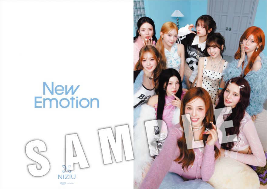 2025年11月19日(水)発売、NiziU 3rd Album『New Emotion』購入特典の
