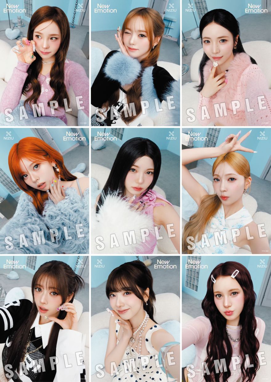 2025年11月19日(水)発売、NiziU 3rd Album『New Emotion』購入特典の