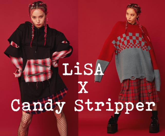 LiSA×Candy Stripperコラボレーションアイテムのリリース決定！ | LiSA