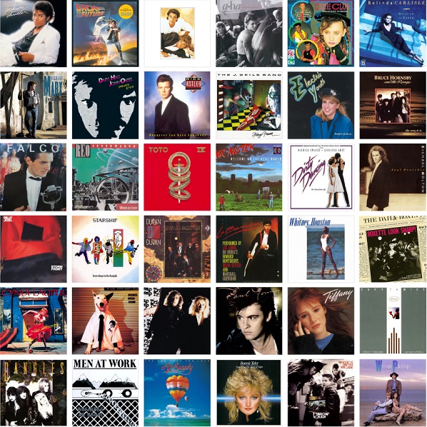 全曲全米No.1！ビルボードのデータ協力が実現、80年代の全米1位曲だけ