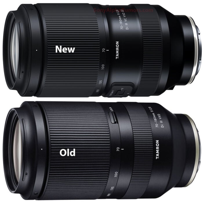 First leaked image of the new Tamron 70-180mm f/2.8 GII E-mount