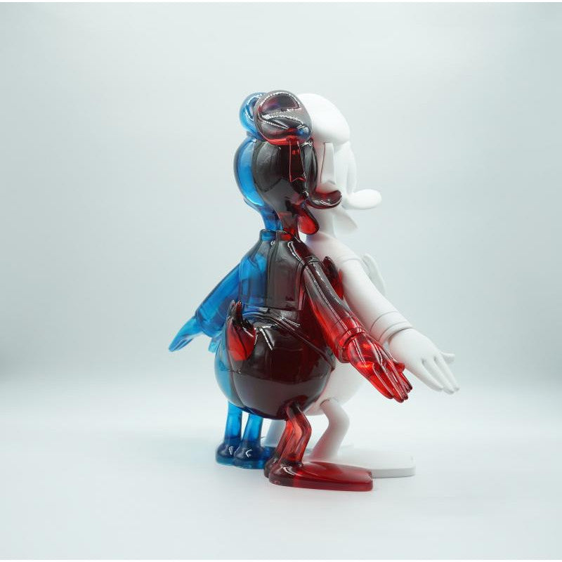 ステレオスコピック ドナルドダック スタチュー(ピュア・ホワイトver