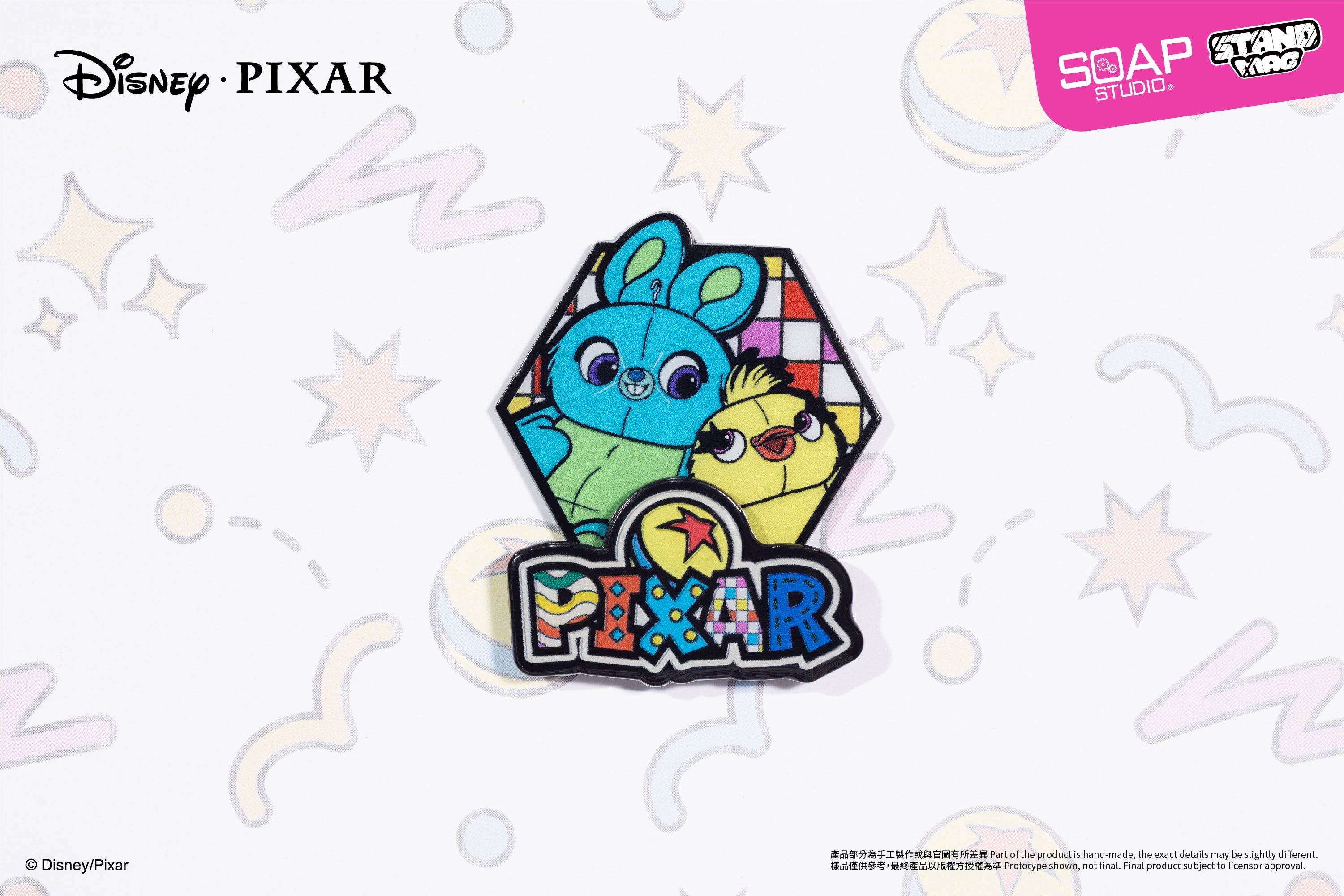 単品販売)ディズニーピクサー スタンディングマグネットバッジ