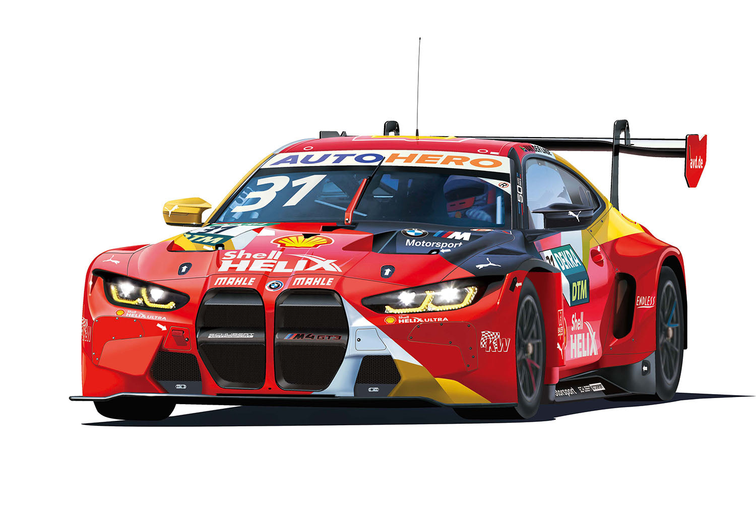1/24 レーシングシリーズ BMW M4 GT3 2022 DTM チャンピオン – SOOTANG