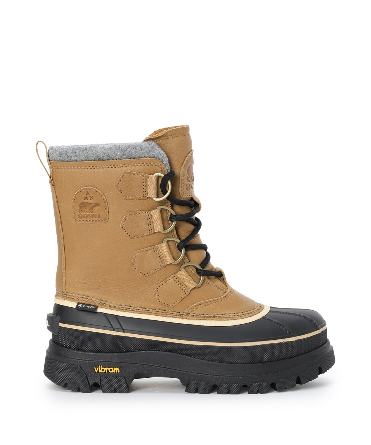 カリブーホライゾン ゴアテックス(22.5 Caribou Buff Black)│SOREL
