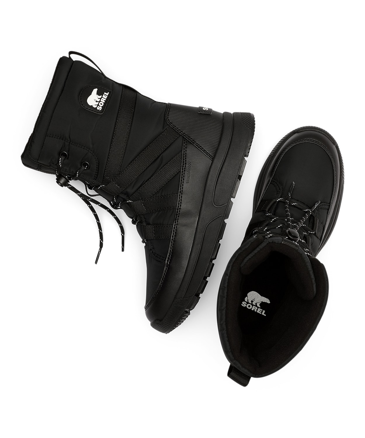 ウィットニー3 トールウォータープルーフ(22.5 Black Black)│SOREL