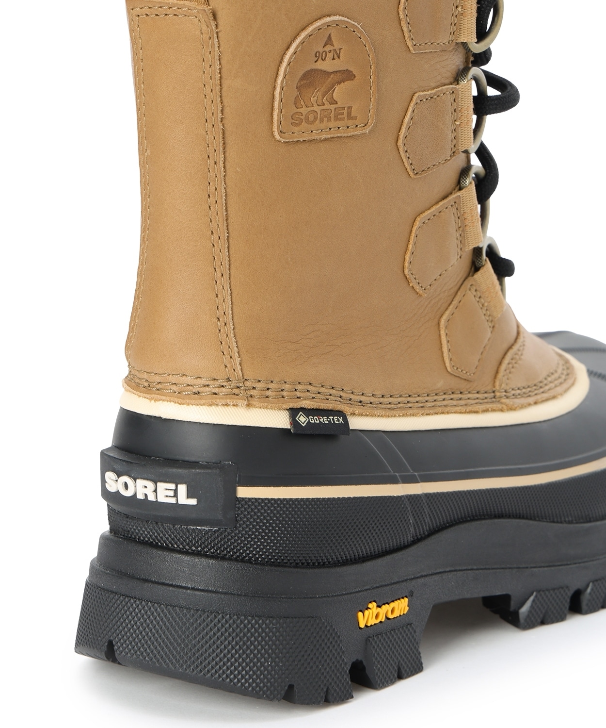 カリブーホライゾン ゴアテックス(22.5 Caribou Buff Black)│SOREL