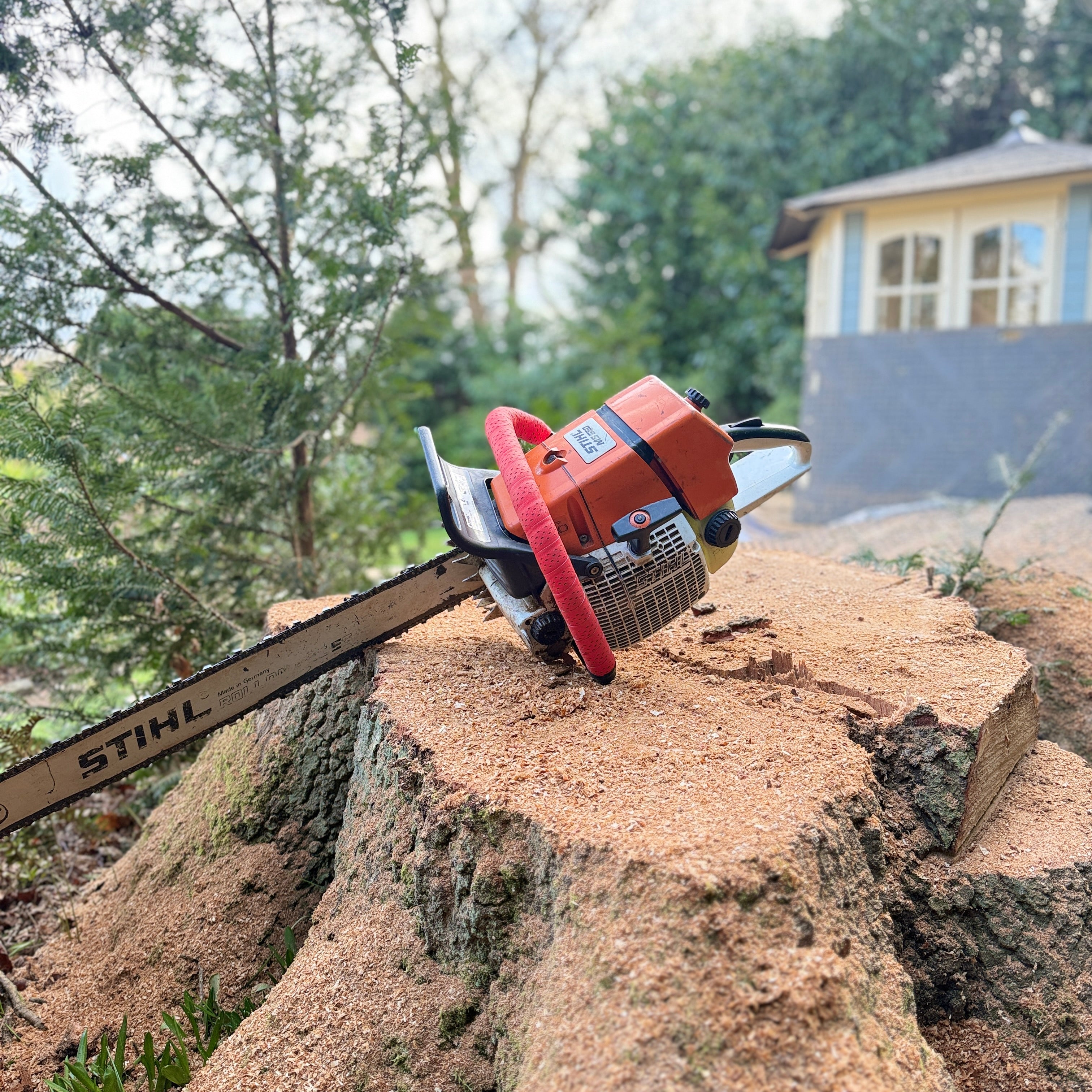 Saw Wrapz V1 - Anti-Slip Chainsaw Grip Wrap | Reduce Vibration