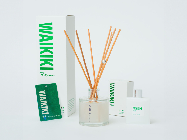 2回目となるAPOTHIAとのコラボレーションフレグランス “WAIKIKI” が7月
