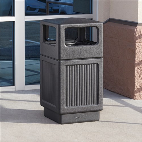 Canmeleon™ Recessed Panel, Side Open, 38 Gallon | Safco Products