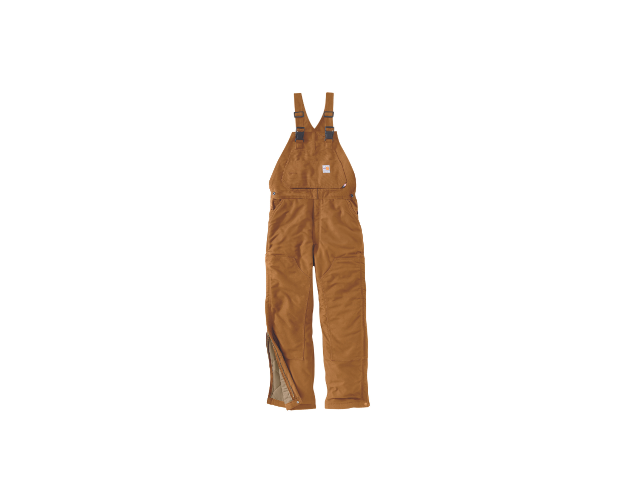 Carhartt 101626-211 M FR DUCK BIB LINED OVERALL