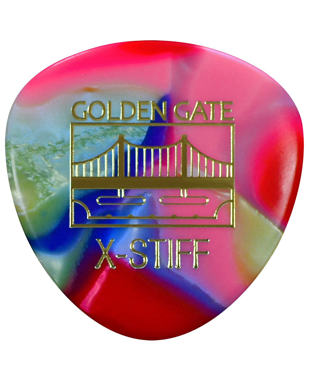 Golden Gate MP-127 Deluxe Flat Pick – Rounded Triangle – Extra