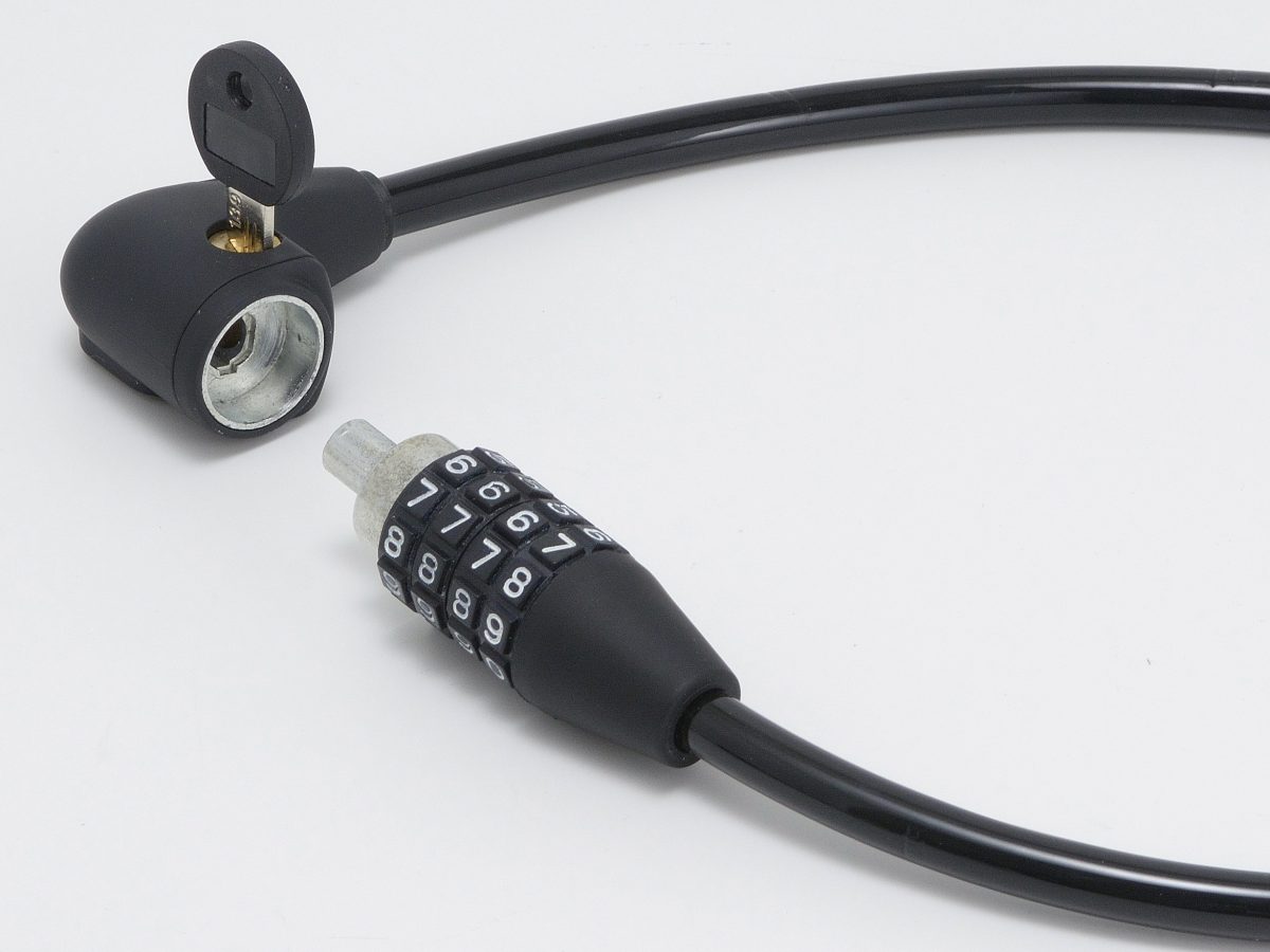 キー&ダイヤルが使えるロック 60cm ｜パーツ・用品・自転車商品