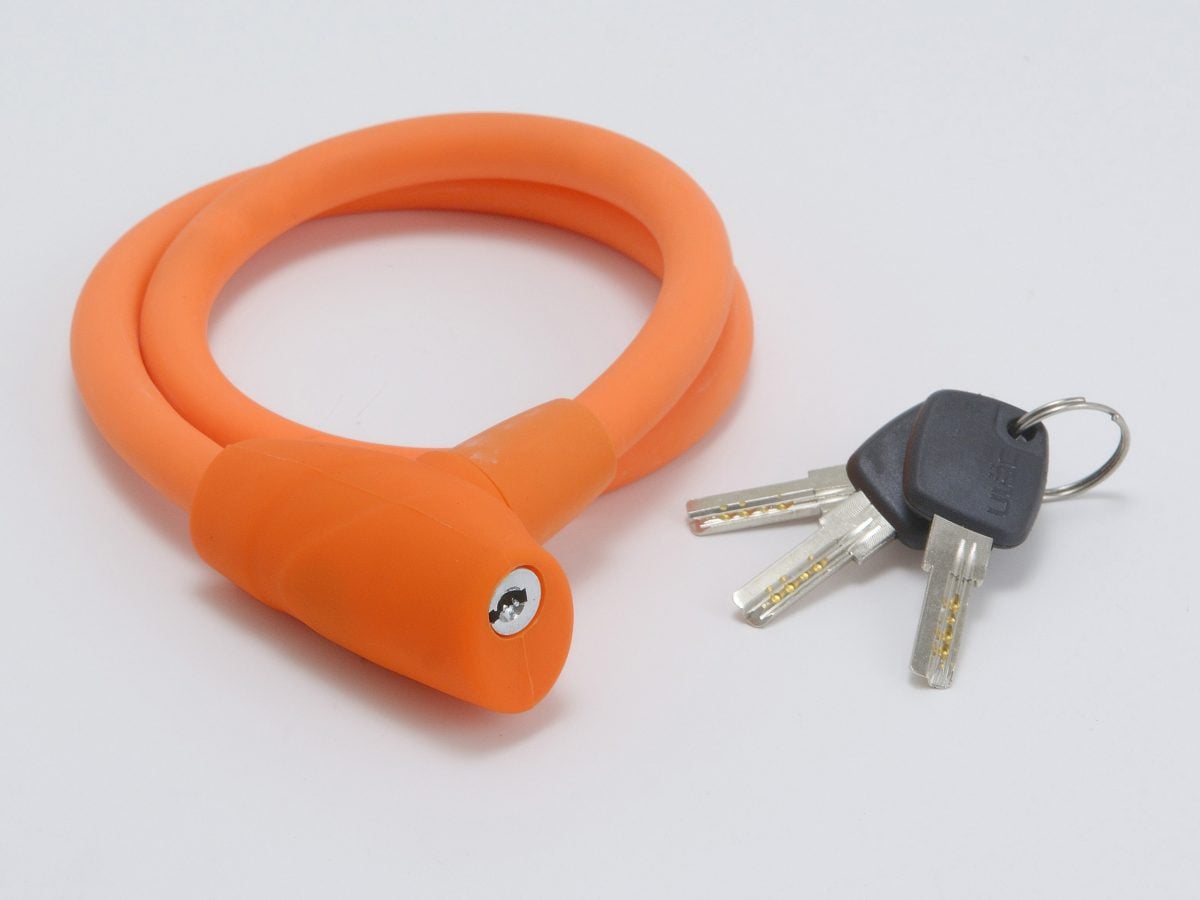 シリコンケーブルロック 60cm ｜パーツ・用品・自転車商品｜㈱サギサカ