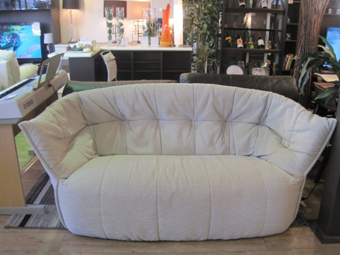 ligne roset リーンロゼ 円形1人掛けソファ グレー ホワイト ligne