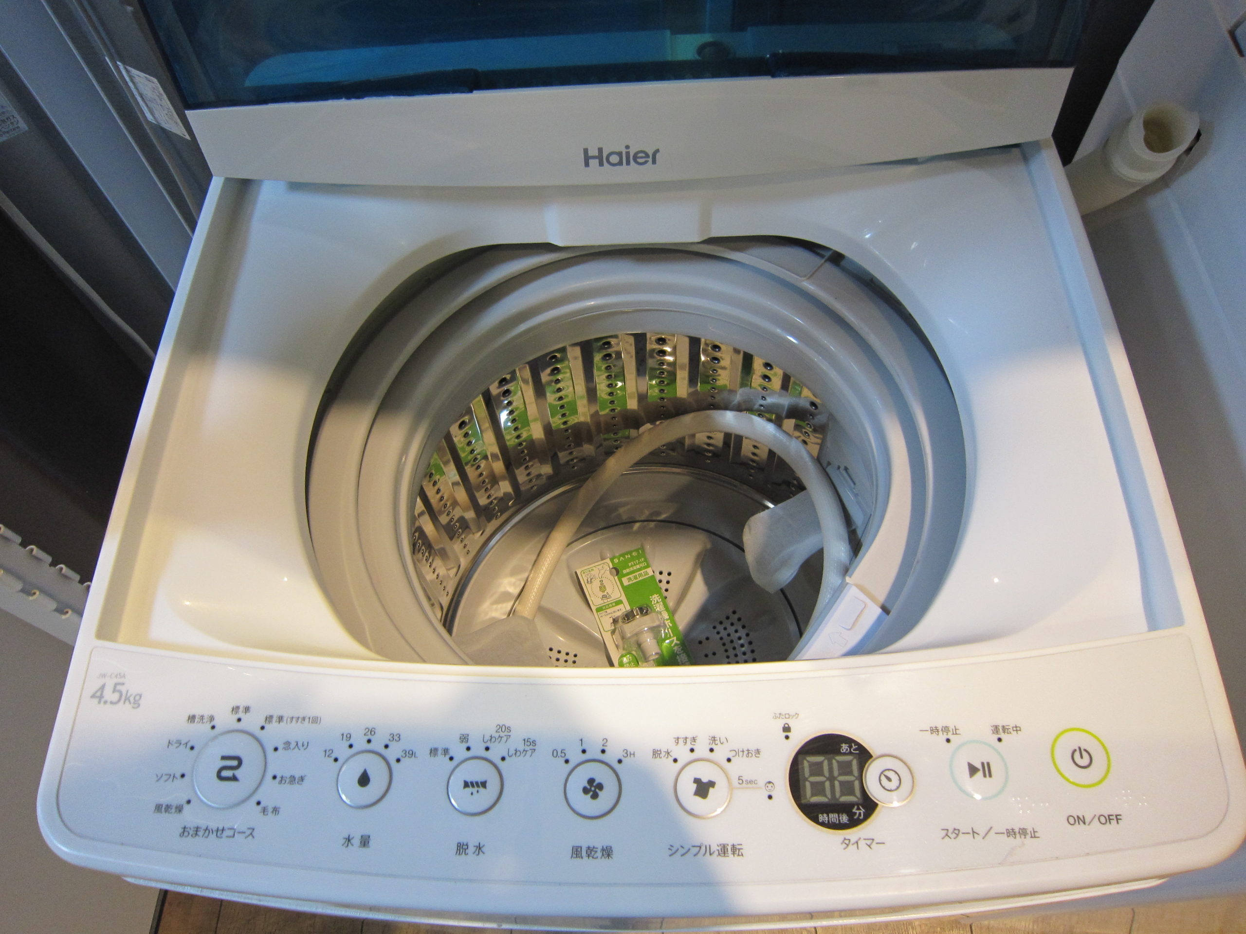 Haier ハイアール 2017年製 4.5kg全自動洗濯機 JW-C45A 海外メーカー