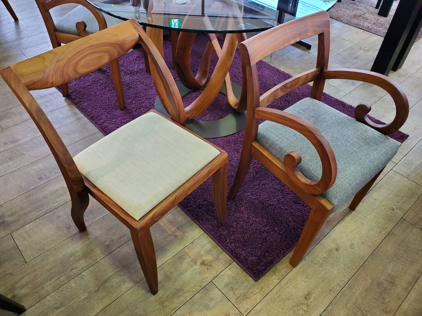 ☆porada ポラダ ダイニング5点セット INFINITY ダイニングテーブル