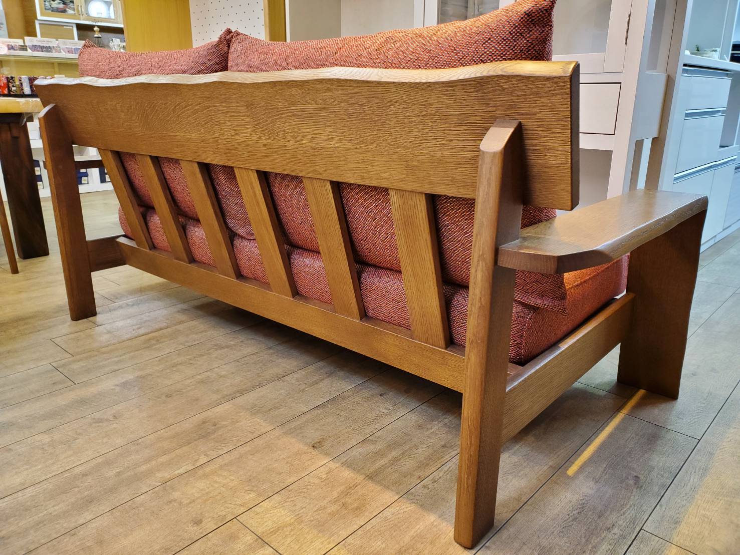 飛騨産業 ヴィンテージ 本革 1人掛けソファ シングルソファ キツツキ