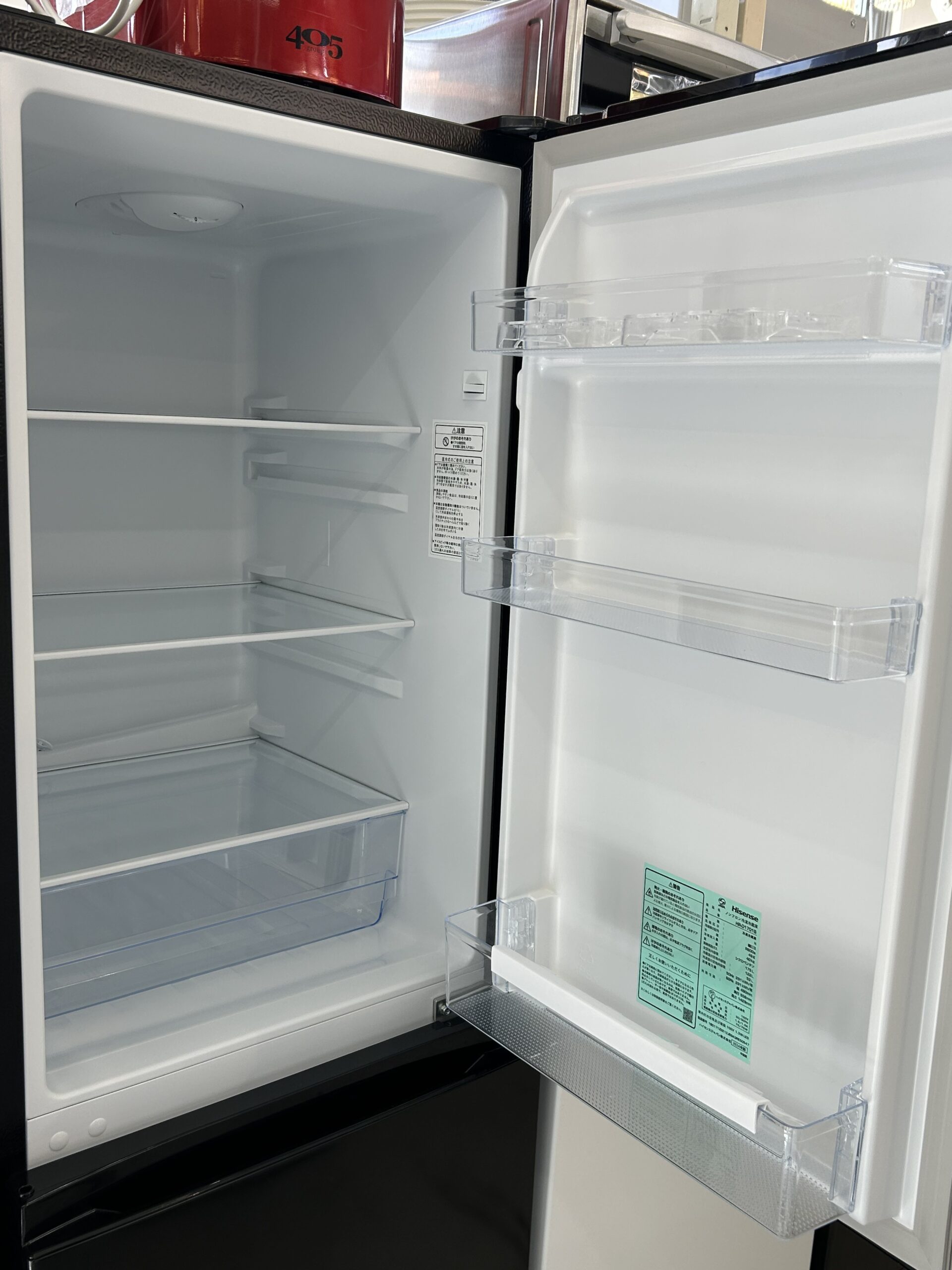 Hisense ハイセンス 175L 2ドア冷蔵庫 ブラック 黒 買取しました！ 26