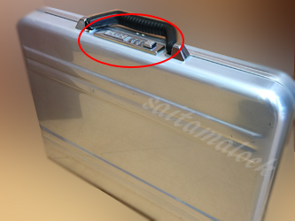 ゼロハリバートン アタッシュケース ダイヤル鍵開け / 店舗持ち込み