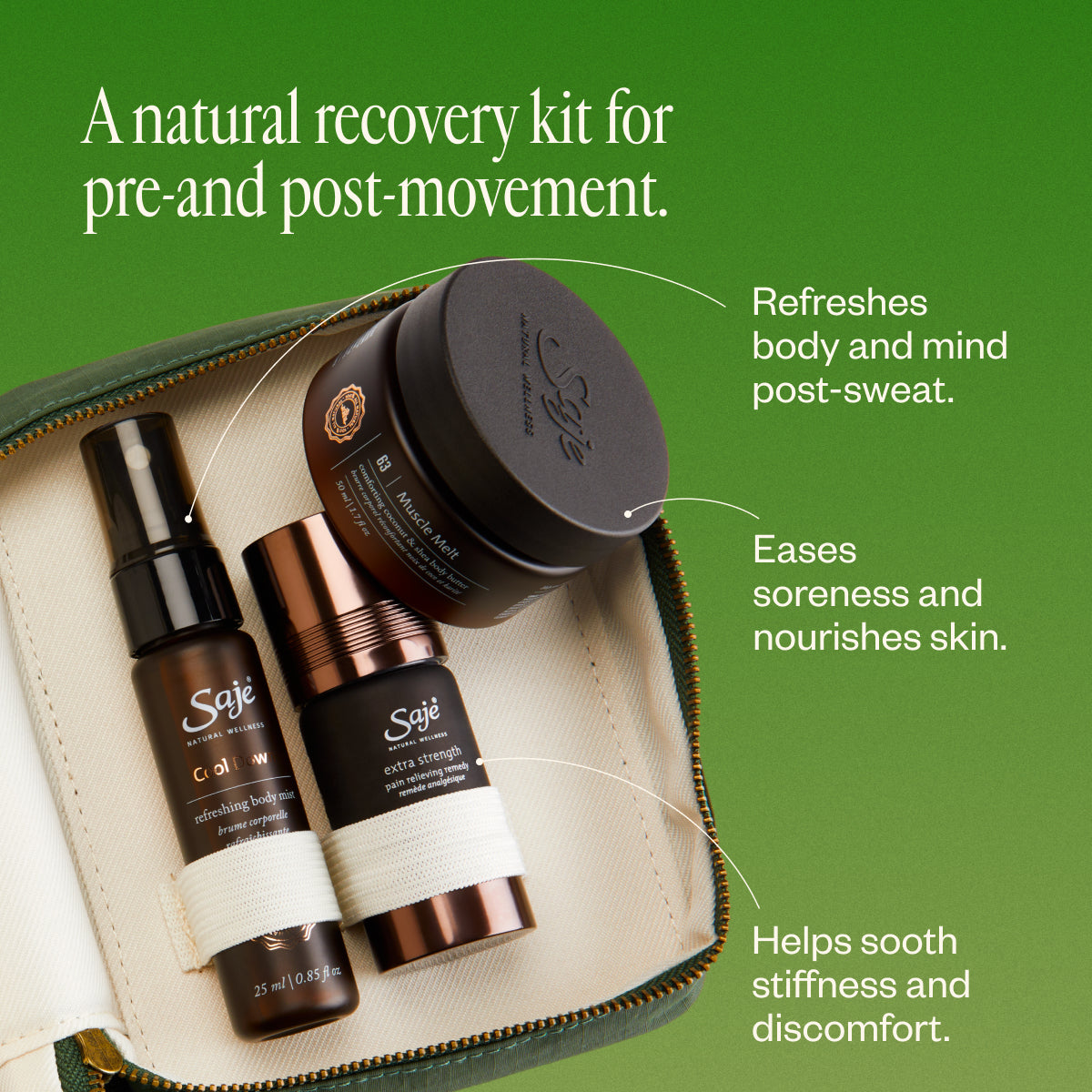 Body Recovery Relieving Essentials Kit - Saje Natural Wellness