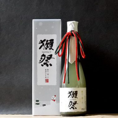 獺祭 磨き二割三分 発泡にごり酒 X'mas箱入 360ML さかや栗原｜商品詳細