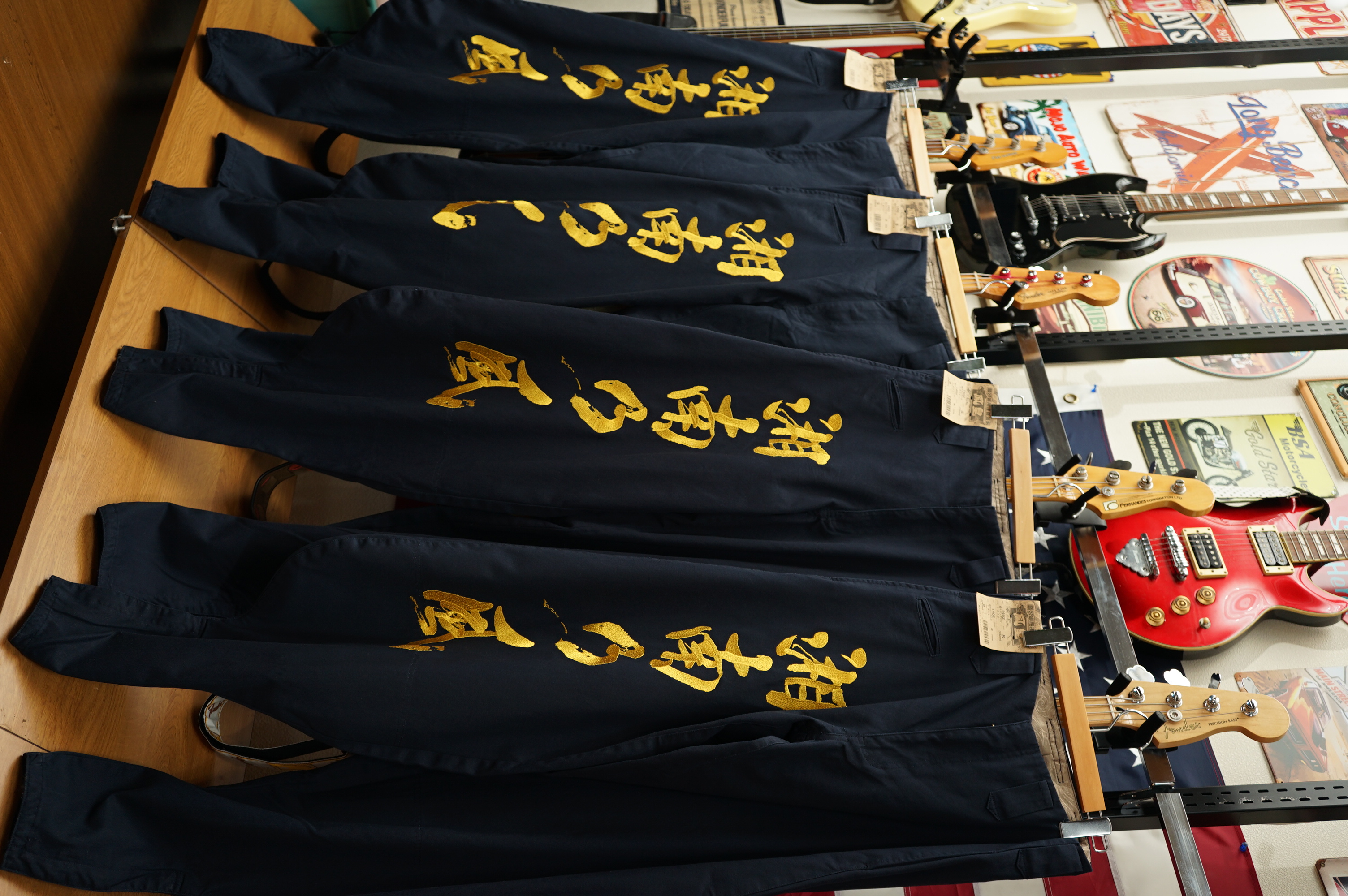 湘南乃風のニッカ刺繍 4本同デザインです！ | 特攻服、学ランの刺繍を